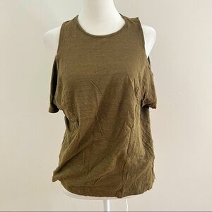 ZARA Cold Shoulder Tee